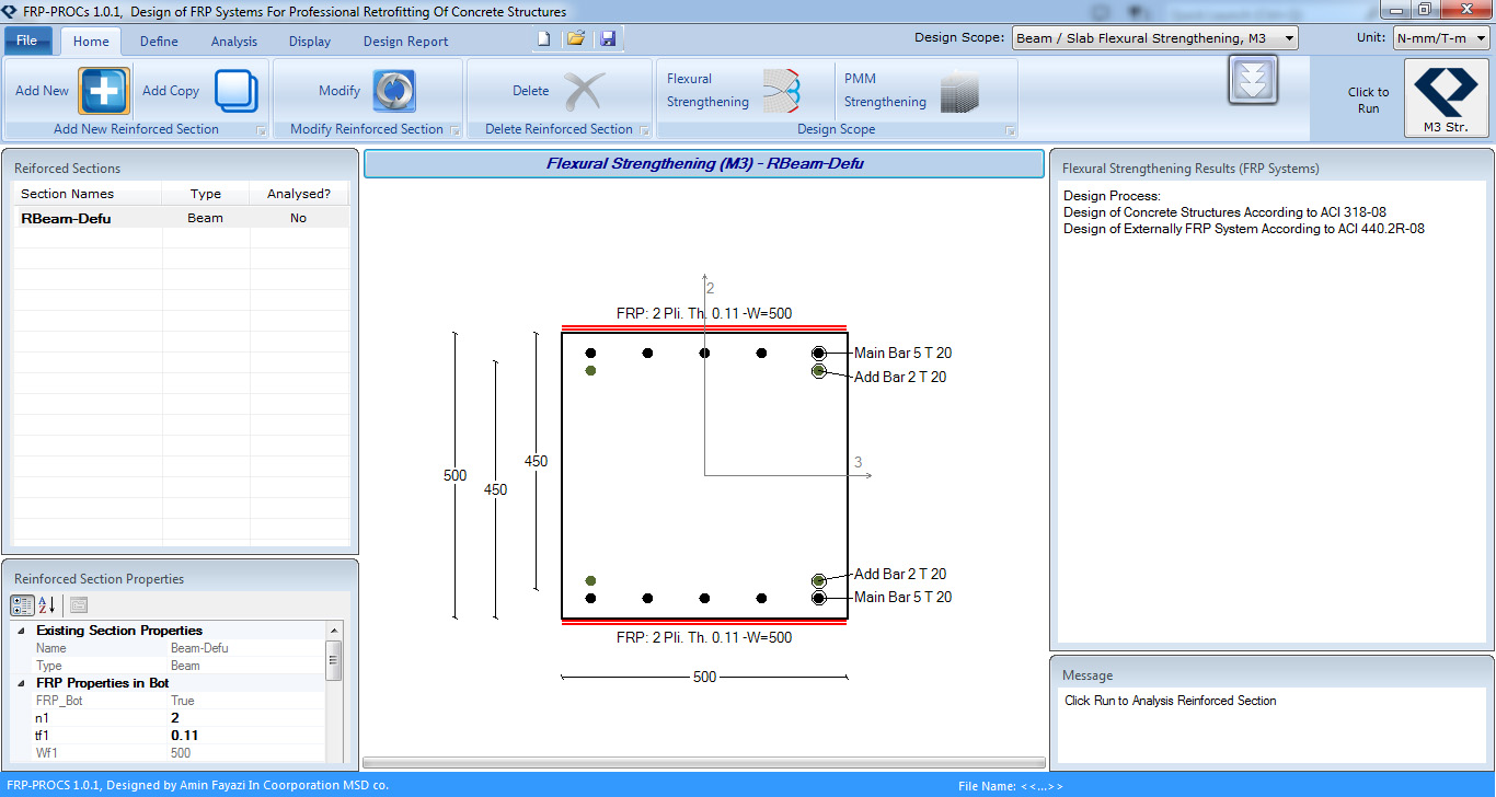 Designing of FRP Systems For Professional Retrofitting Of Concrete Structures